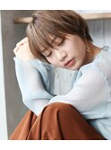 20代～30代大人ナチュラルショート前髪似合わせカット［仙台］