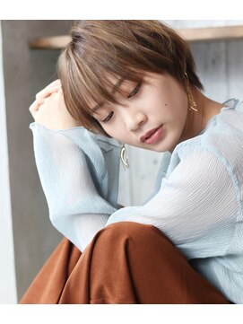 オリ 仙台(Oli) 20代～30代大人ナチュラルショート前髪似合わせカット［仙台］
