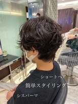 アピッシュ ギンザ(apish ginza)&nbsp;tomo ハンサムショートパーマ