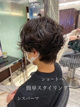 アピッシュ ギンザ(apish ginza) tomo ハンサムショートパーマ