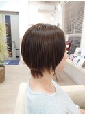 ☆大人美髪ショートグラデーションナチュラル縮毛矯正☆