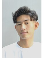 レンゲン(LENGEN)&nbsp;メンズかき上げニュアンスマッシュサイドパート韓国マッシュ８７