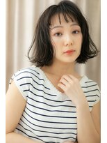 カバーヘア ブリス 戸田公園西口店(COVER HAIR bliss)&nbsp;ベビーバングくせ毛風カールボブウルフZ戸田公園20代30代40代