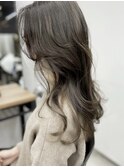 小顔に見せる韓国レイヤーカット 流れる顔まわりカット