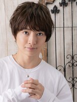 トニーアンドガイ メン 与野駅前店(TONI&GUY MEN)&nbsp;グレージュアッシュくせ毛風パーマのユニセックスマッシュg与野