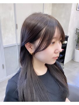 ロンドアヴァントゥス 池袋(Lond aventus) 韓国レイヤー/韓国風/ボブ/髪質改善/黒髪/ブリーチなし〔池袋〕