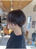 暗髪◎マッシュショート