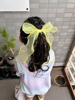 シークエストアンドシプラス(C/QUEST&C-plus)&nbsp;編み込み　ポニーテール　発表会　辻堂