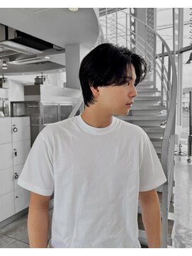 ブランコジーサウス(BLANCO G South) ニュアンスパーマ/センターパートウルフ