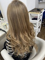 グロス 心斎橋(GLOSS)&nbsp;【GLOSS心斎橋】ライトベージュの細めハイライト