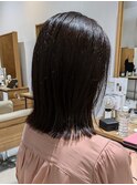 【粋Lima銀座】ミディアムボブダークブラウン