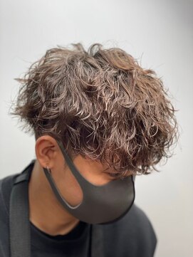 ブルーオーシャン 佐賀店(Blue Ocean) ツイストスパイラルパーマ波巻きスパイラルパーマツーブロック