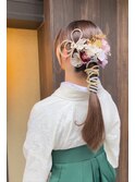 袴トレンドヘアセット