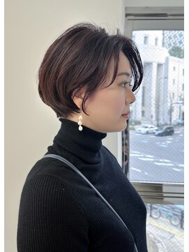 マスタード(MASTARD) フェミニンロング40代60代タッセルボブ前髪レイヤーボブ