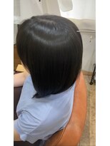 ボクノ(bokuno) 大人気丸みボブ☆髪質改善×縮毛矯正スタイル
