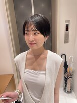 ロンドシェリ 仙台(Lond Cheri)&nbsp;ショートボブ髪質改善黒髪縮毛矯正艶髪韓国仙台