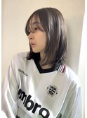 透明感カラー人気No.1◎柔らかレイヤーボブ×赤みゼログレージュ