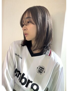 サラ ビューティ サイト 春日(SARA Beauty sight) 透明感カラー人気No.1◎柔らかレイヤーボブ×赤みゼログレージュ