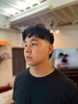 ビーバイエイトジェンツ(Bee by EIGHT GENTS)&nbsp;サーフカール/スパイキーショート/ブルーブラック/心斎橋