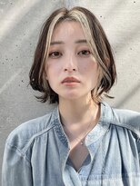 ピークアブー 原宿ハラカド(PEEK-A-BOO) くせ毛多毛ショートボブフェイスレイヤーハイライト