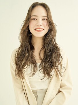 エンタク 新宿(enntaku) マロンベージュ/Aライン/かきあげ/くすみカラー[新宿・新宿西口]