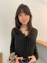 フェブミエル(fev miel) 【fev_rara】透けgray × シャギーレイヤー