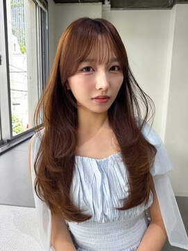 アンジェリカ 立町店(ANGELICA) ANGELICA ハニーベージュ 韓国風レイヤー 大人かわいい