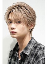 オーシャントーキョー 心斎橋(OCEAN TOKYO WEST) センターパートショートベージュカラー