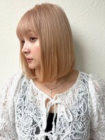 カバーヘア ブリス 戸田公園西口店(COVER HAIR bliss)&nbsp;ハイトーンカラー×外国人風透明感カラー小顔レイヤーp戸田公園