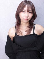 リメル 奥沢自由が丘店(Remel) 韓国風レイヤー/外ハネくびれ/ミディアムレイヤー