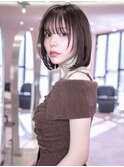 韓国レイヤー顔周りカット透明感カラー髪質改善艶髪シースルー