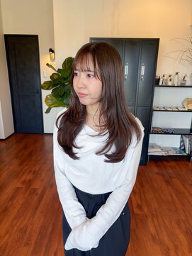 スリーバイザサロン(THREE by the salon) レイヤーカット×ブラウン