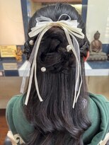 ヘッドショップパワープラス&nbsp;結婚式お呼ばれヘアセット/ブライダルヘアセット/ハーフアップ