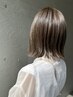 美髪カラー★カット+プレミアム髪質改善ケアカラー￥18700→