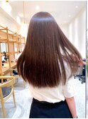Say.ロングレイヤーダークブラウンイメチェン前髪３０代表参道