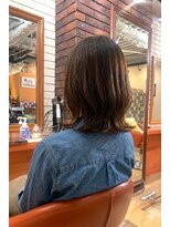 ヘアメイク フレンシア(hair make flencia)&nbsp;軽やかな動きの外ハネボブ【285スタイル】
