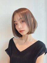 アーダー(ADER) シースルーバング×大人かわいいボブ