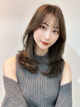 クオン 武蔵小杉(quon) 武蔵小杉/レイヤー/20代/30代/ハッシュカット/シースルーバング