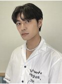 メンズカット人気No.1！ナチュラルセンターパート