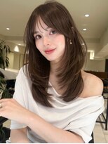 アオアクア バイ ジルブラン 新越谷店(AOAQUA by JIL BLAN)&nbsp;レイヤーカット/顔周り/ワンカラー