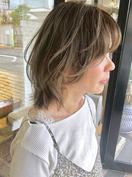 ワール(whirl.) 大人マッシュウルフ☆ことりベージュ