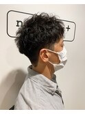 20代30代メンズツイストパーマ束感トラッドオシャレ感ショート
