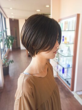 コース(CORS) 【CORS高崎】丸み＆くびれ、耳かけショート★ベージュ