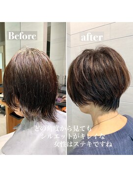 キミトヘアデザインアンドスパ(Kimito Hair design&spa) 骨格補正カット（ショートカット）