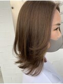 ブリーチなしでできる！明るめアッシュベージュ