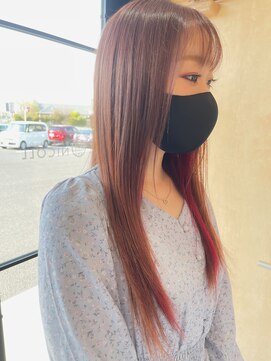 ニコル(NICOLL) 柔らかアースカラー×インナーピンク