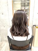 【hairmake0】ハイライトグラデーションミルキー