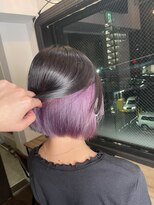 テテ(TETE)&nbsp;インナーカラー　ピンクアッシュ　心斎橋×長堀橋