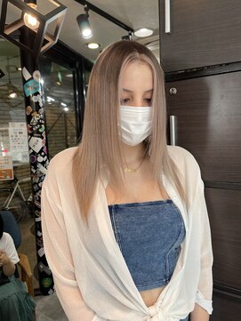 ラフ(LAFF) #黒髪#ボブルフ#ネビージュ#小顔#ワンレン