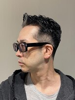 40代50代男性　大人ウェーブパーマ　日本橋